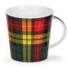 Dunoon Cairngorm Buchanan Tartan Mug- Shape: Cairngorm