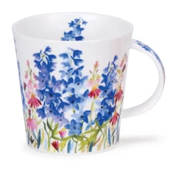 Dunoon Cairngorm Campagne Delphinium Mug- Shape: Cairngorm