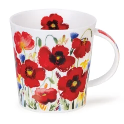Dunoon Cairngorm Campagne Poppy Mug- Shape: Cairngorm