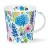 Dunoon Cairngorm Floral Burst Blue- Shape: Cairngorm