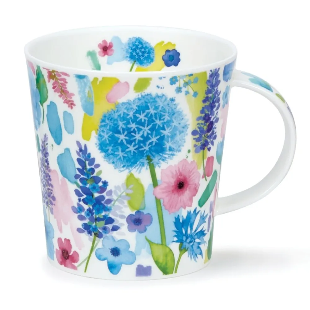 Dunoon Cairngorm Floral Burst Blue- Shape: Cairngorm