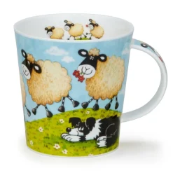 Dunoon Cairngorm Follow Me, Follow Ewe Dog Mug- Shape: Cairngorm