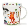 Dunoon Cairngorm Hanging Out Cat Mug- Shape: Cairngorm