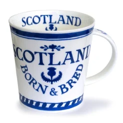 Dunoon Cairngorm Scotland Born & Bred Mug- Shape: Cairngorm