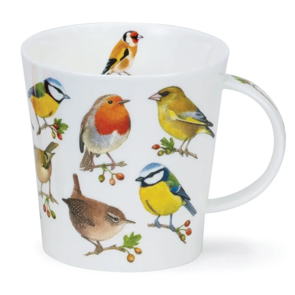 Dunoon Cairngorm Song Bird Berries Mug- Shape: Cairngorm