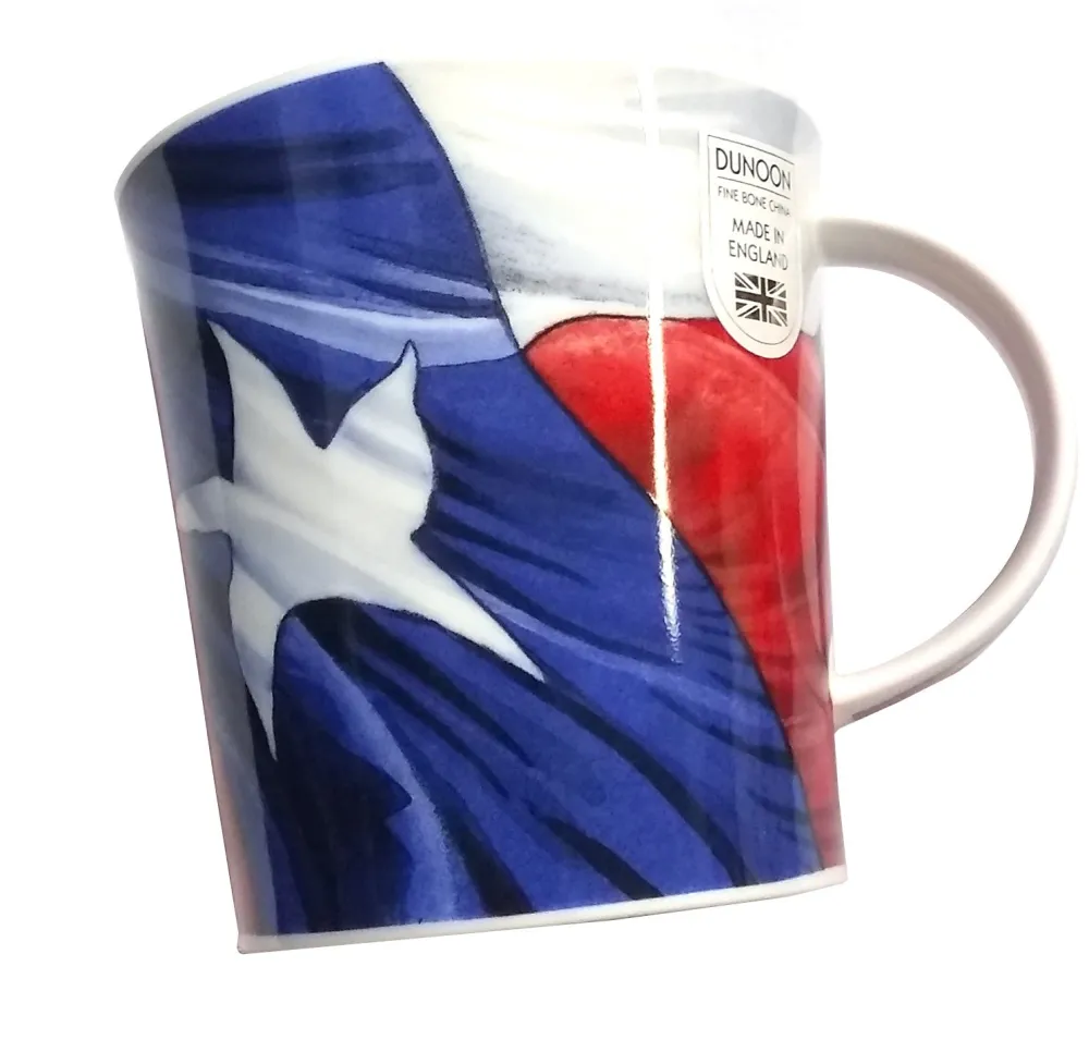 Dunoon Cairngorm Texas Flag Mug- Shape: Cairngorm
