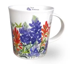 Dunoon Cairngorm Texas Wildflowers Mug- Shape: Cairngorm
