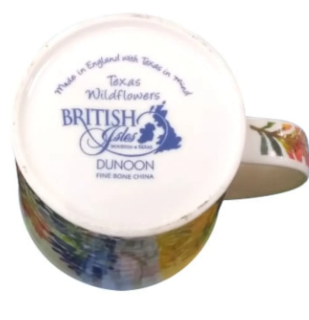 Dunoon Cairngorm Texas Wildflowers Mug- Shape: Cairngorm