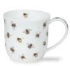 Dunoon Cumbrae Bees Mug- Shape: Cumbrae
