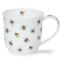 Dunoon Cumbrae Bees Mug- Shape: Cumbrae