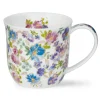 Dunoon Cumbrae Belles Fleurs Blue Mug- Shape: Cumbrae