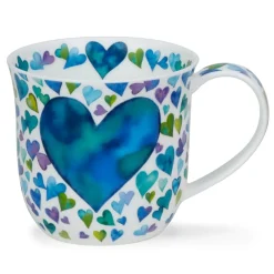 Dunoon Cumbrae Big Love Blue Mug- Shape: Cumbrae