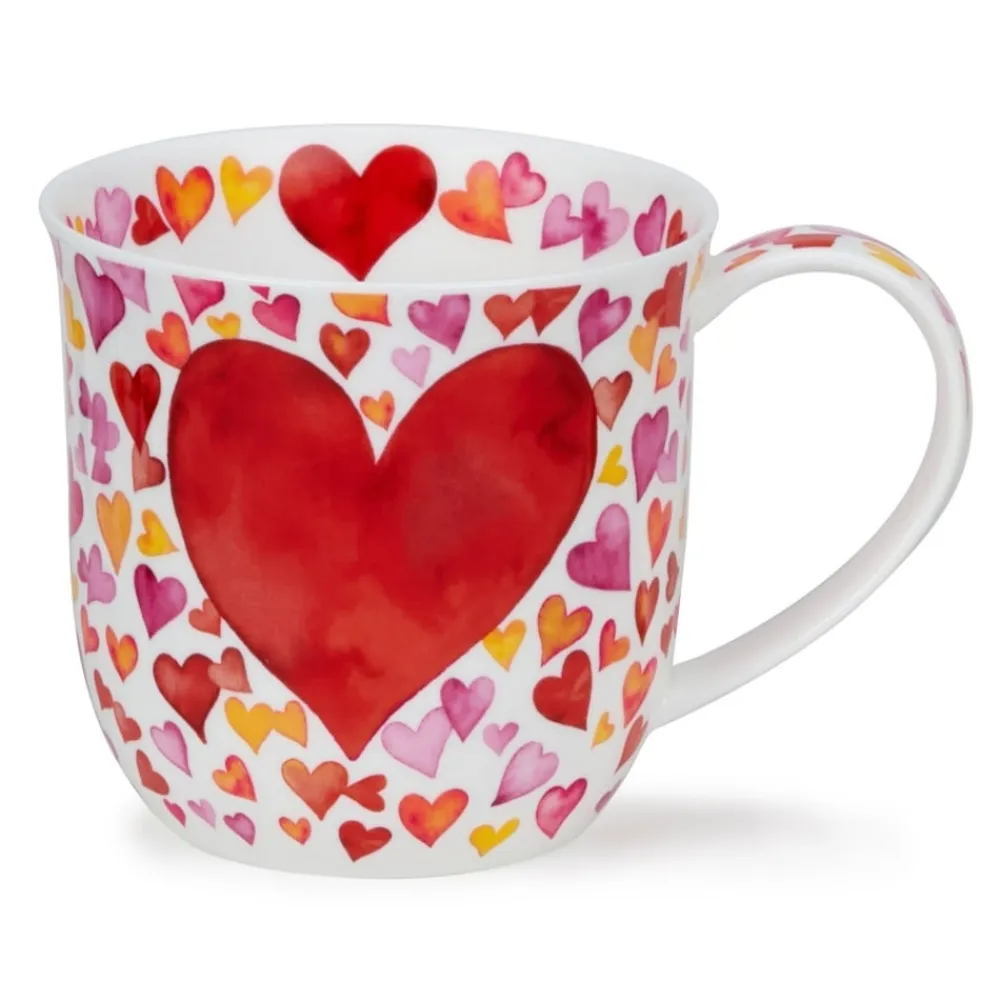 Dunoon Cumbrae Big Love Red Mug- Shape: Cumbrae