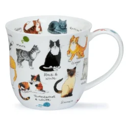 Dunoon Cumbrae Cat Breeds Mug- Shape: Cumbrae