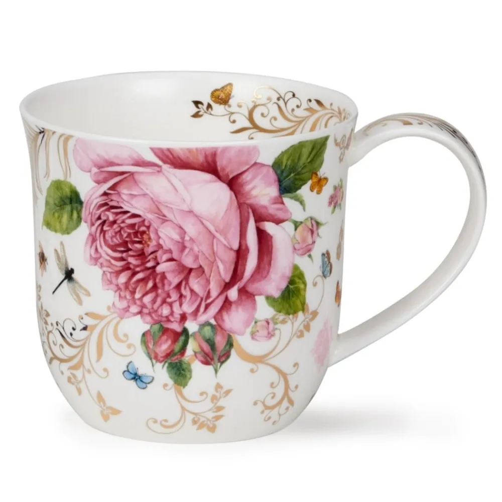 Dunoon Cumbrae Vintage Rose Mug- Shape: Cumbrae