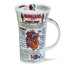 Dunoon Glencoe Organs of the Human Body Mug- Shape: Glencoe