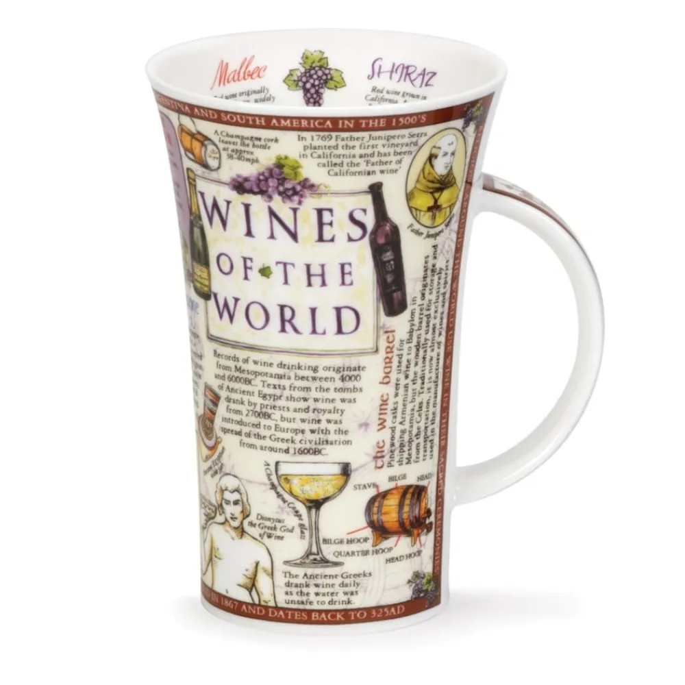 Dunoon Glencoe Wines of the World Mug- Shape: Glencoe