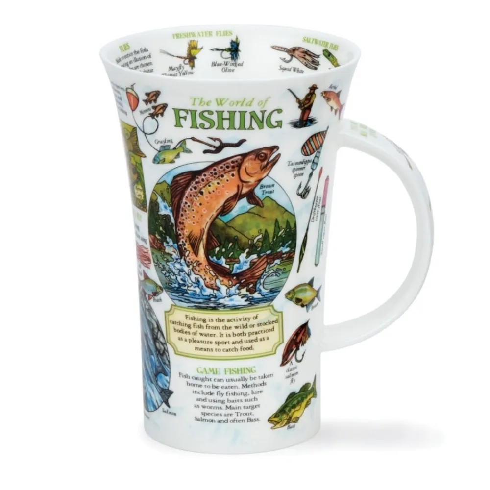 Dunoon Glencoe World of Fishing Mug- Shape: Glencoe