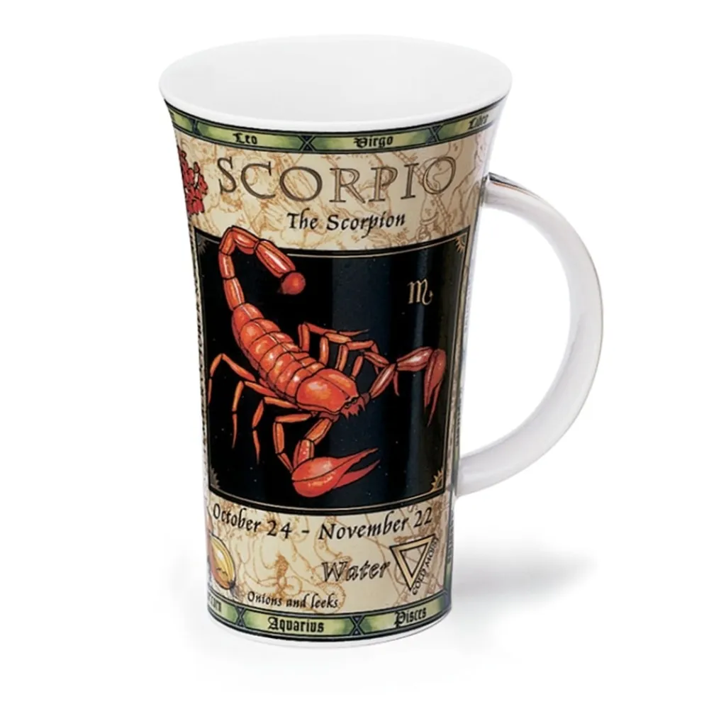 Dunoon Glencoe Zodiac Scorpio Mug- Shape: Glencoe