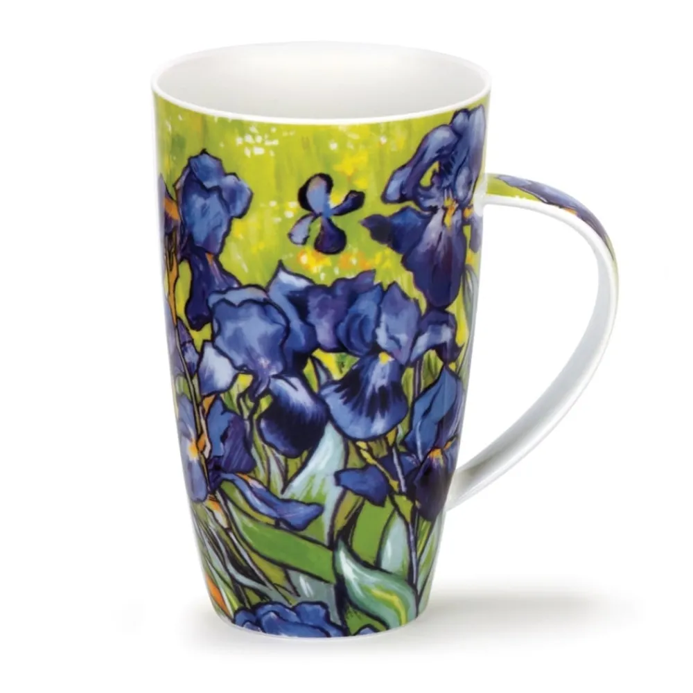 Dunoon Henley Impressionists Irises Mug- Shape: Henley