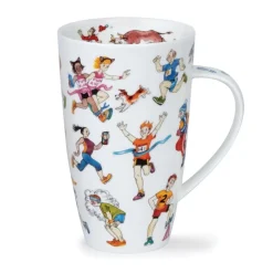 Dunoon Henley Jog On! Mug- Shape: Henley