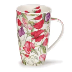 Dunoon Henley Sweet Peas Mug- Shape: Henley