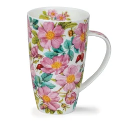 Dunoon Henley Wild Rose Mug- Shape: Henley