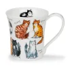 Dunoon Jura Messy Cats Mug- Shape: Jura