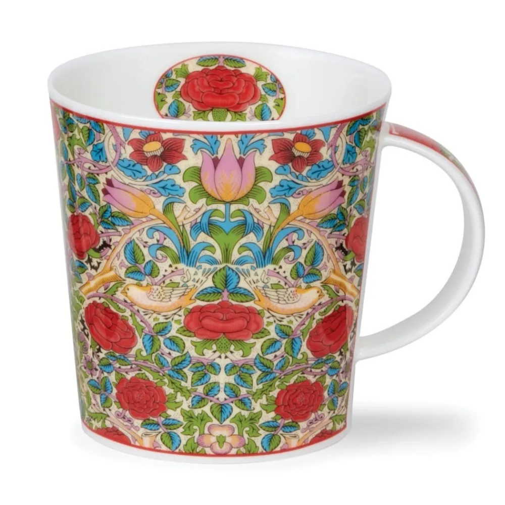 Dunoon Lomond Arts & Crafts Rose Mug- Shape: Lomond
