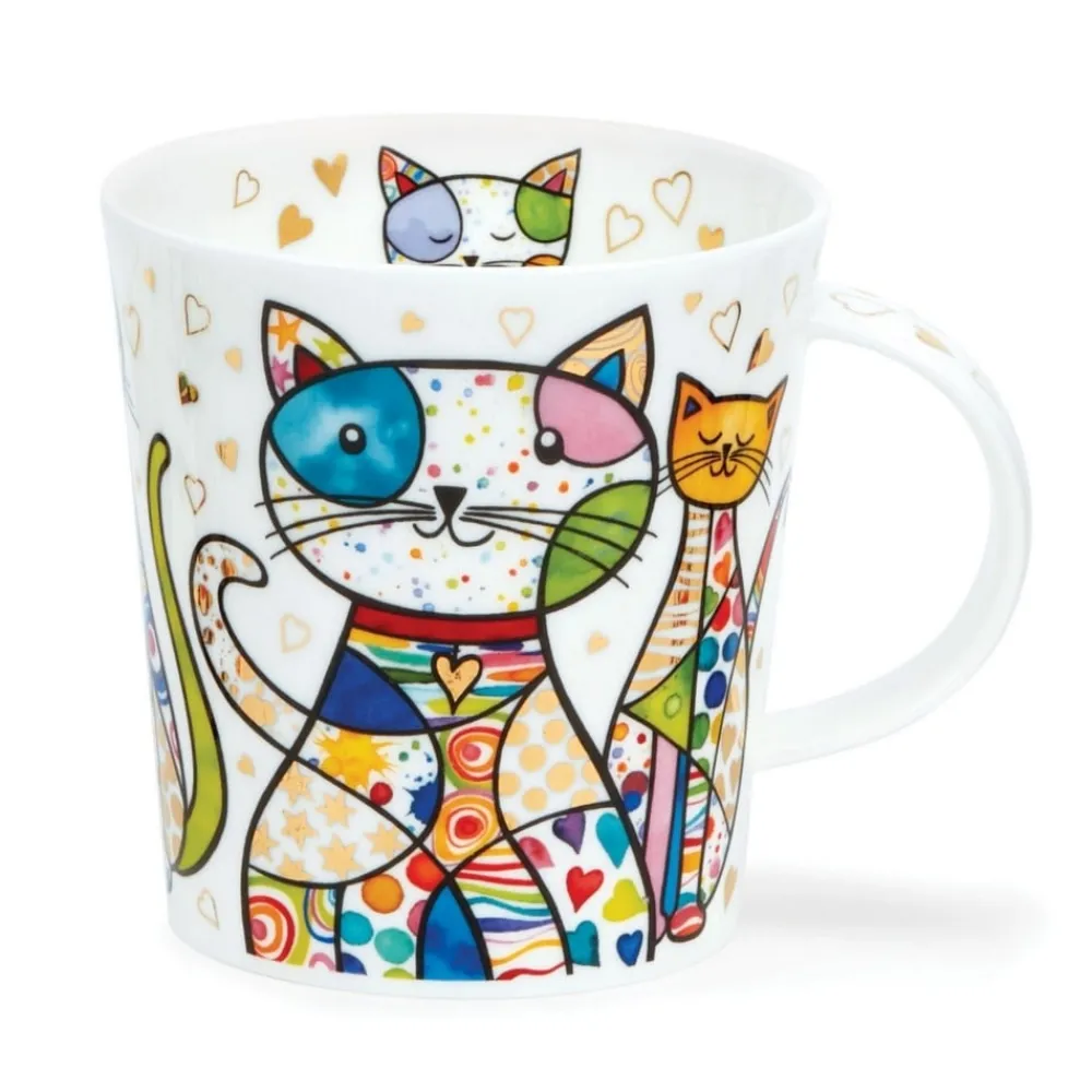 Dunoon Lomond Blingers Cat Mug- Shape: Lomond