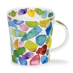 Dunoon Lomond Blobs! Green Mug- Shape: Lomond