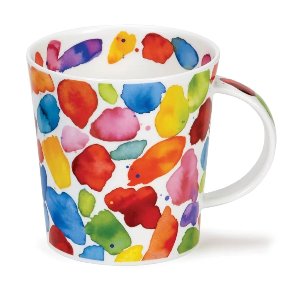 Dunoon Lomond Blobs! Red Mug- Shape: Lomond