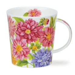 Dunoon Lomond Flora Bonita Dahlia Mug- Shape: Lomond