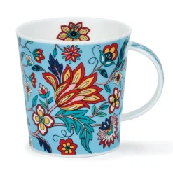 Dunoon Lomond Jacobean Blue Mug- Shape: Lomond