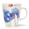 Dunoon Nevis Flora Iris Mug- Shape: Nevis
