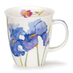 Dunoon Nevis Flora Iris Mug- Shape: Nevis