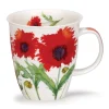Dunoon Nevis Flora Poppy Mug- Shape: Nevis