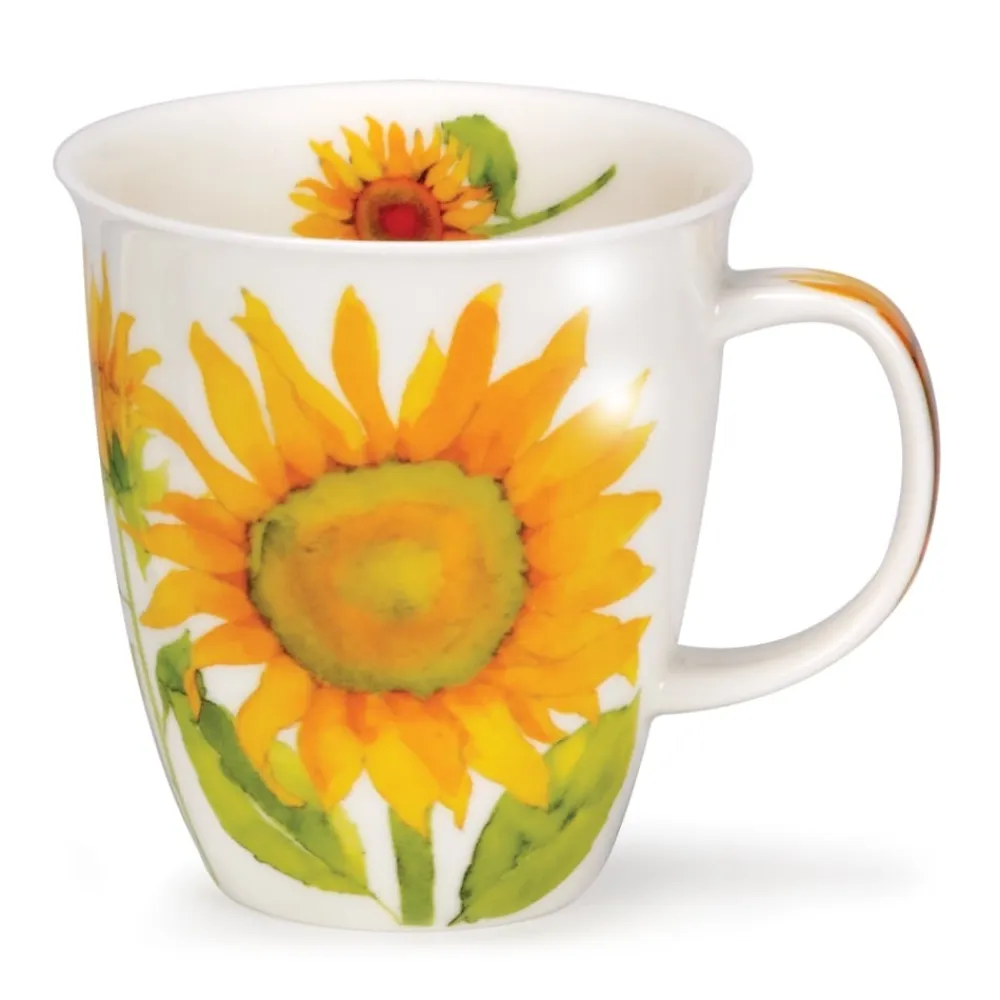 Dunoon Nevis Flora Sunflower Mug- Shape: Nevis