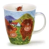 Dunoon Nevis Highland Animals Cow Mug- Shape: Nevis
