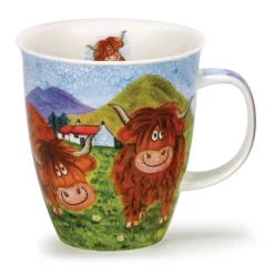 Dunoon Nevis Highland Animals Cow Mug- Shape: Nevis