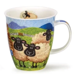 Dunoon Nevis Sheepies Farmer Mug- Shape: Nevis