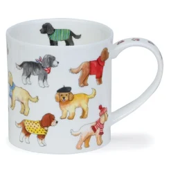 Dunoon Orkney Dashing Dogs Cockapoo Mug- Shape: Orkney