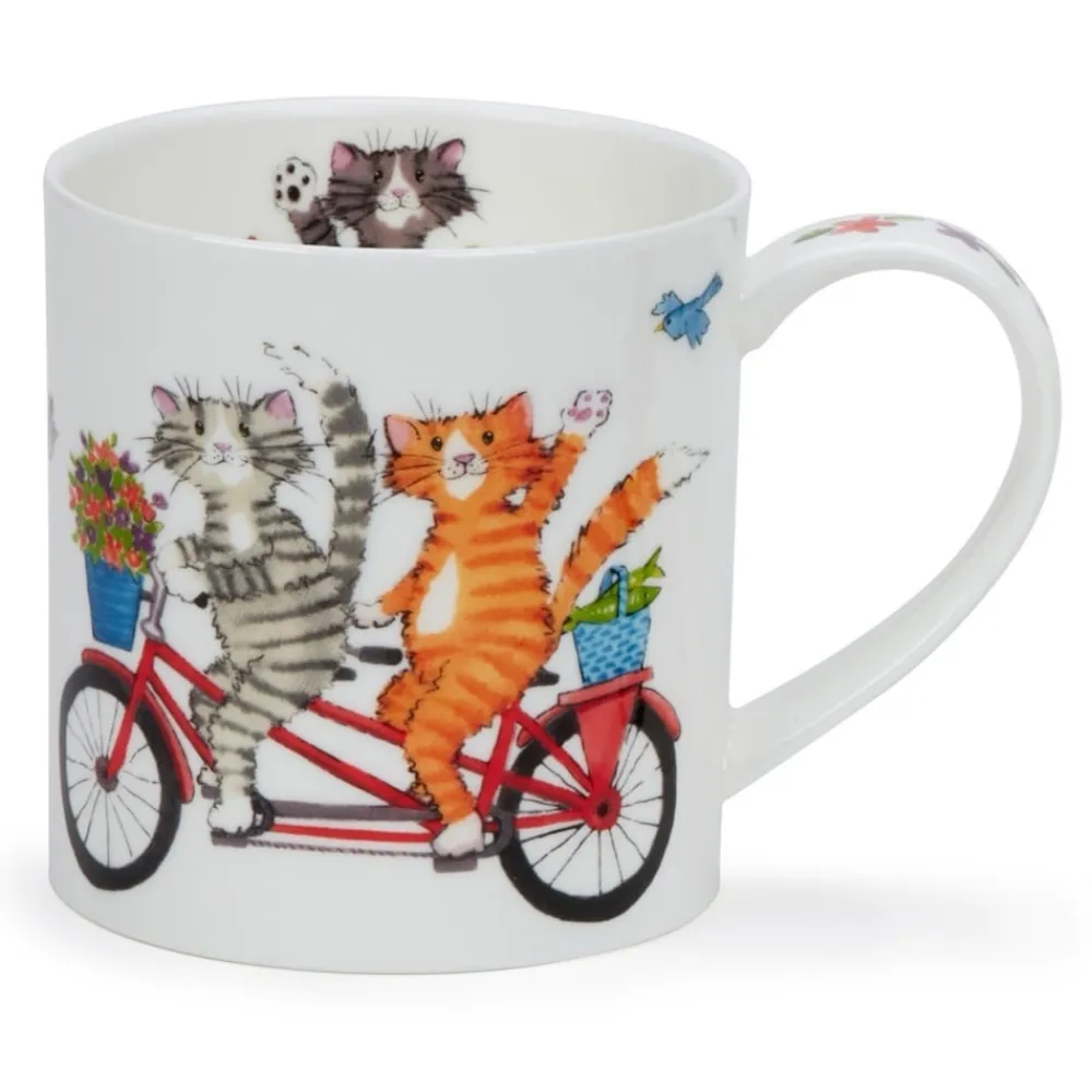 Dunoon Orkney Happy Days Cat Mug- Shape: Orkney
