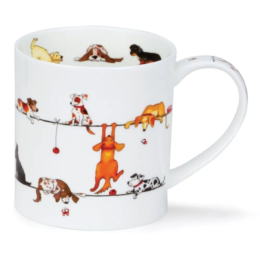 Dunoon Orkney Live Wires Dogs Mug- Shape: Orkney