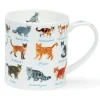 Dunoon Orkney On the Farm Cats Mug- Shape: Orkney