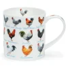 Dunoon Orkney On the Farm Chickens Mug- Shape: Orkney