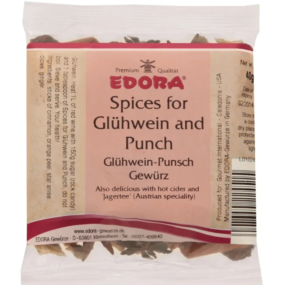 Edora Glühwein Punch Spices- Beverages