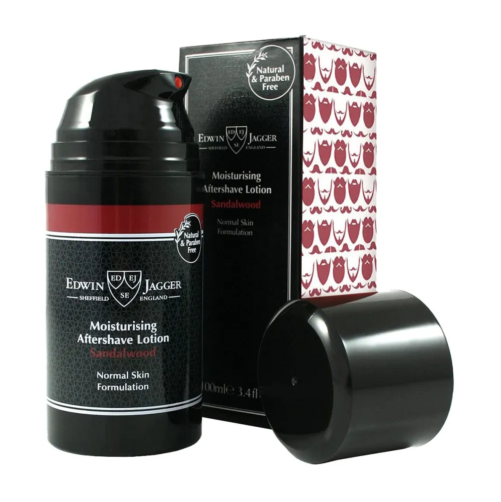 Edwin Jagger Sandalwood Aftershave Lotion- Pre-Shave & Post-Shave