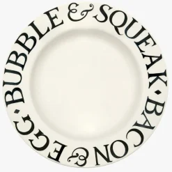 Emma Bridgewater Black Toast Bacon & Egg Dinner Plate- Emma Bridgewater