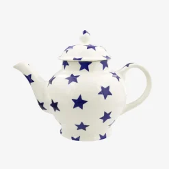 Emma Bridgewater Blue Star 4 Mug Teapot- Emma Bridgewater|Teapots